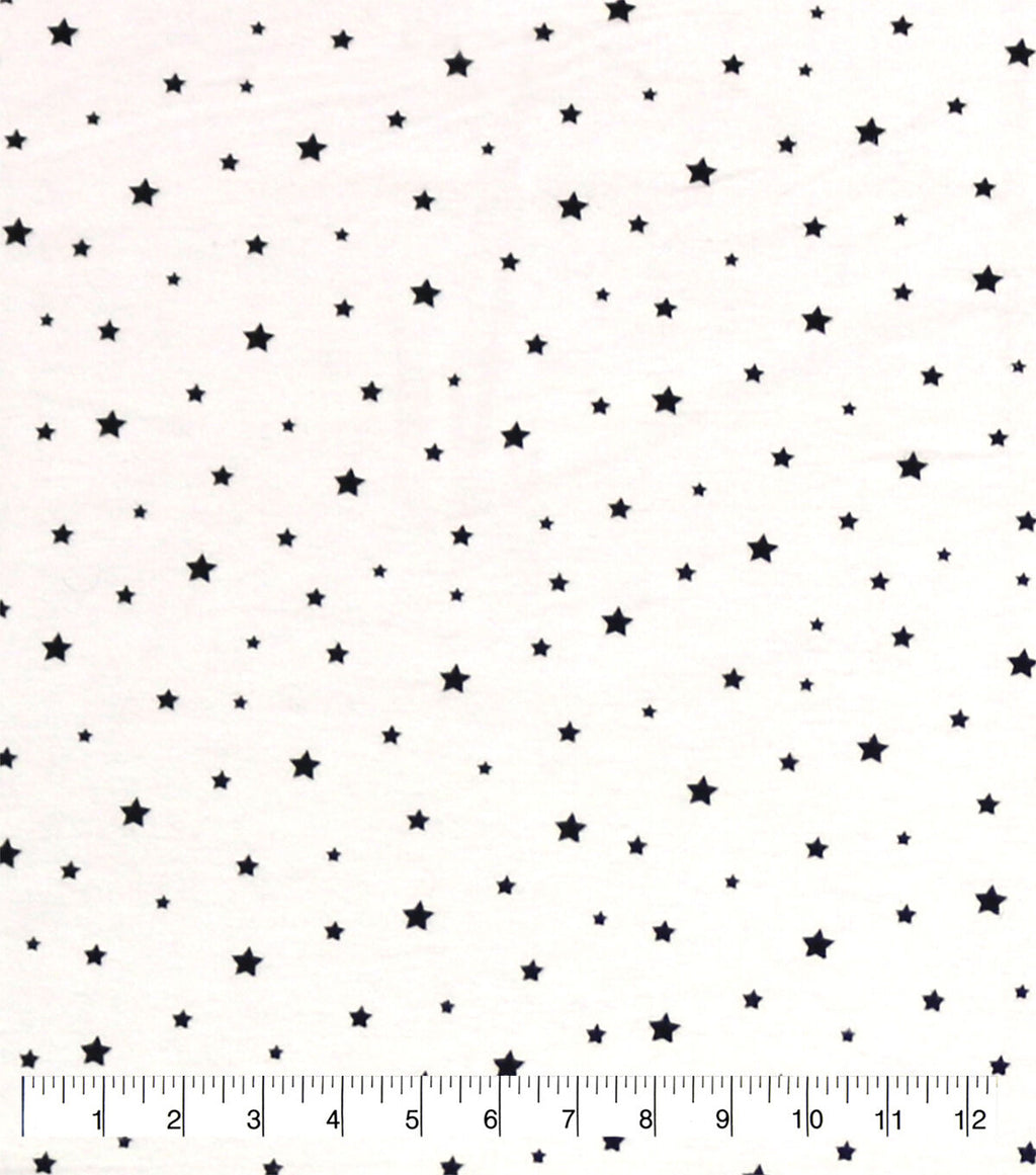 Stars 108 Wide Flannel Fabric