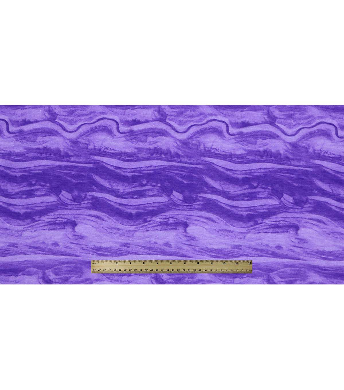 Purple Water Super Snuggle Flannel Fabric