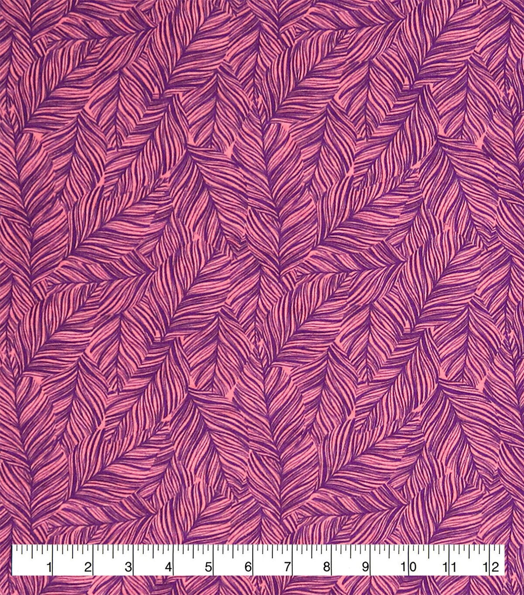 Tonal Leaves 108 Wide Flannel Fabric