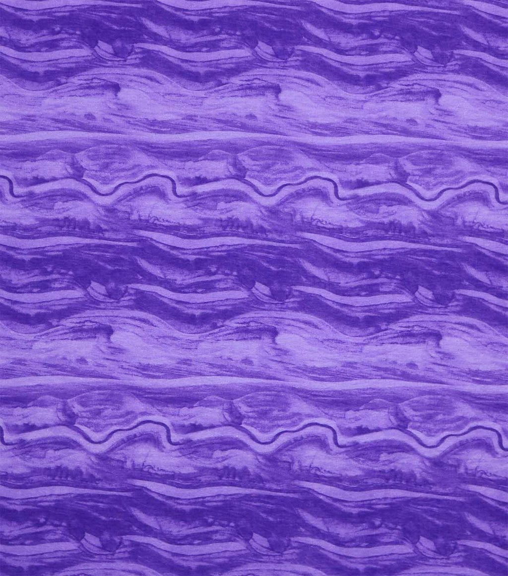 Purple Water Super Snuggle Flannel Fabric