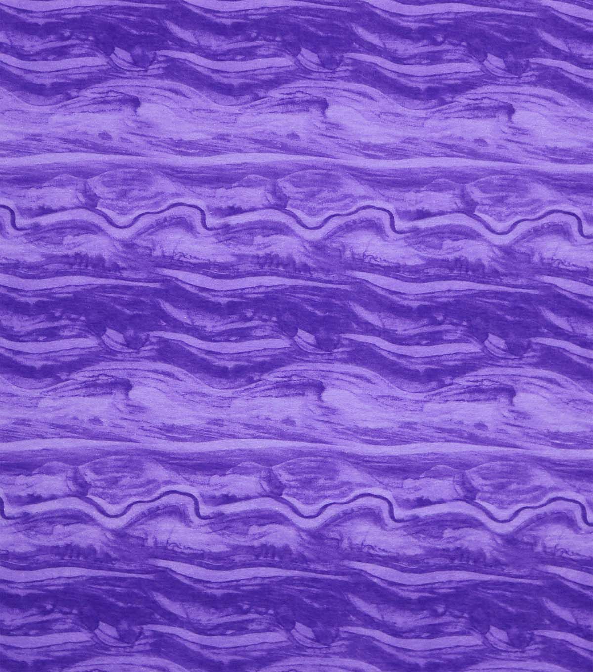Purple Water Super Snuggle Flannel Fabric