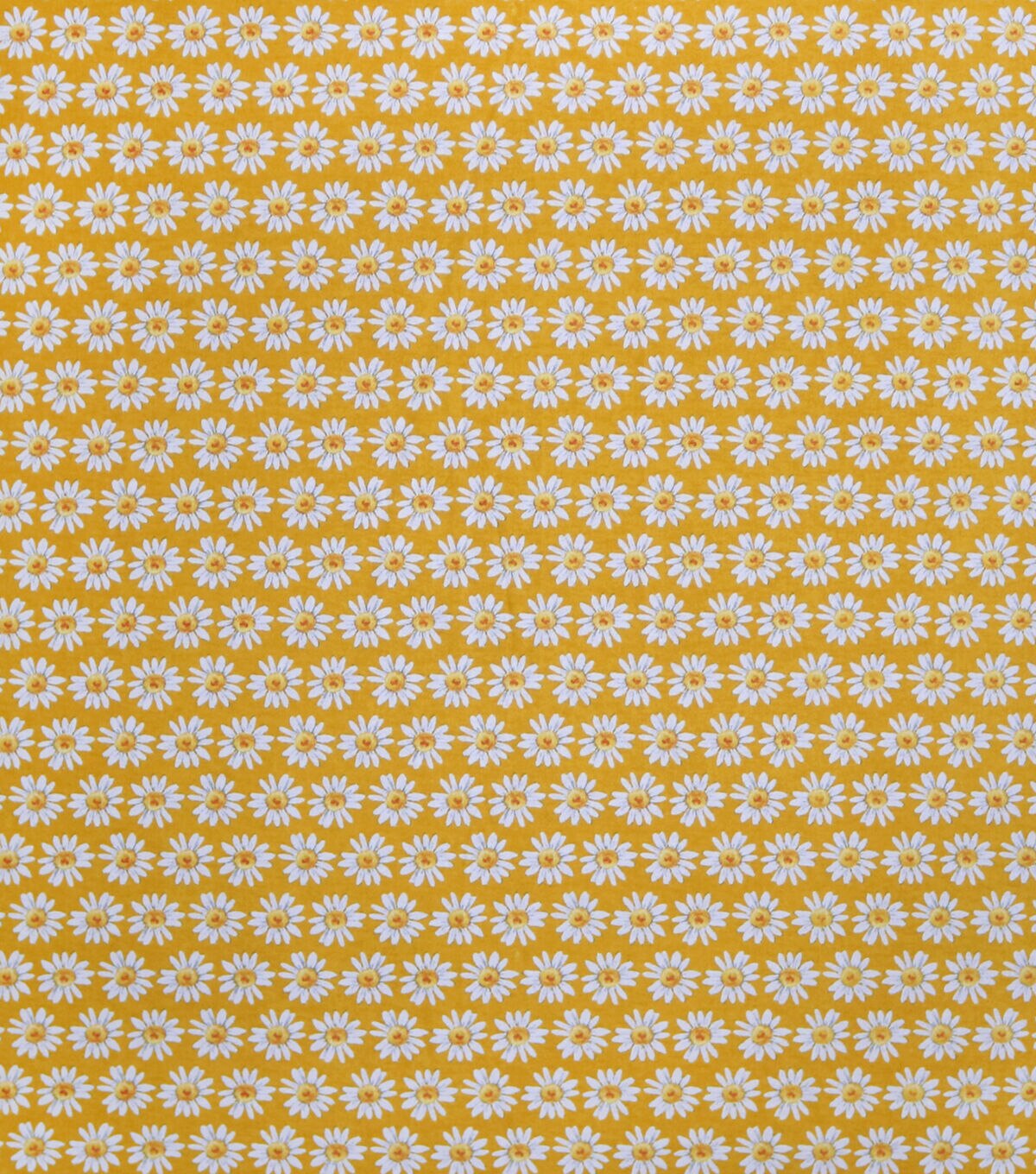 Daisy Yellow Super Snuggle Cotton Fabric