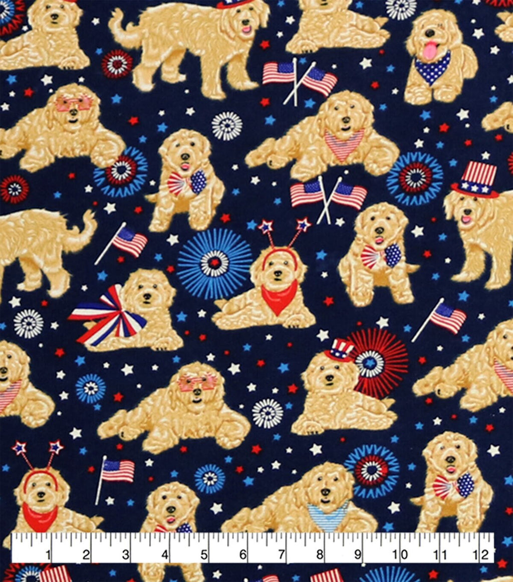 Dog Super Snuggle Flannel Fabric
