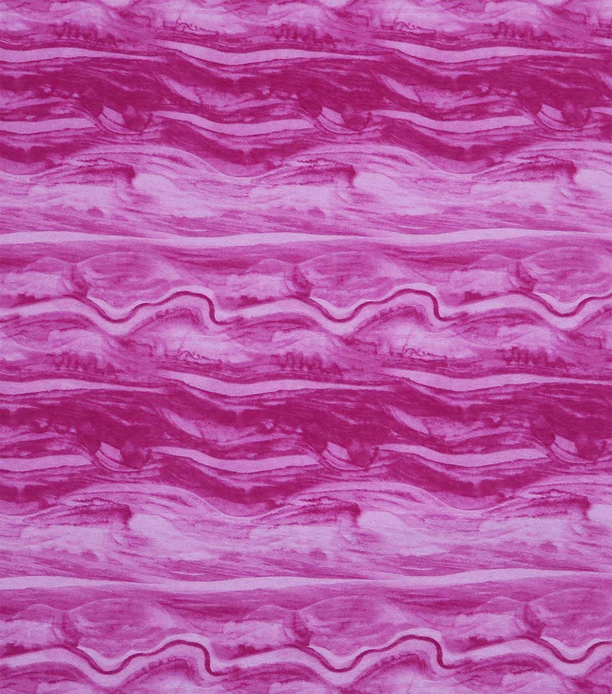 Pink Water Super Snuggle Flannel Fabric