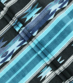 Blue Aztec Luxe Fleece Fabric