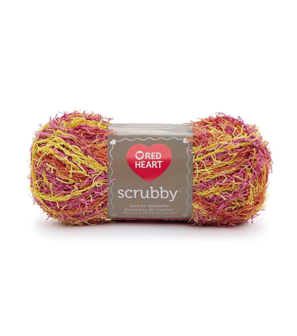 Red Heart Scrubby Worsted Polyester Yarn