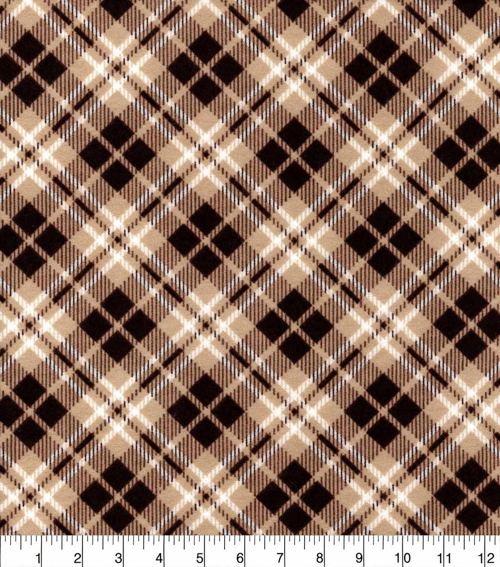 Diamond Plaid Super Snuggle Flannel Fabric