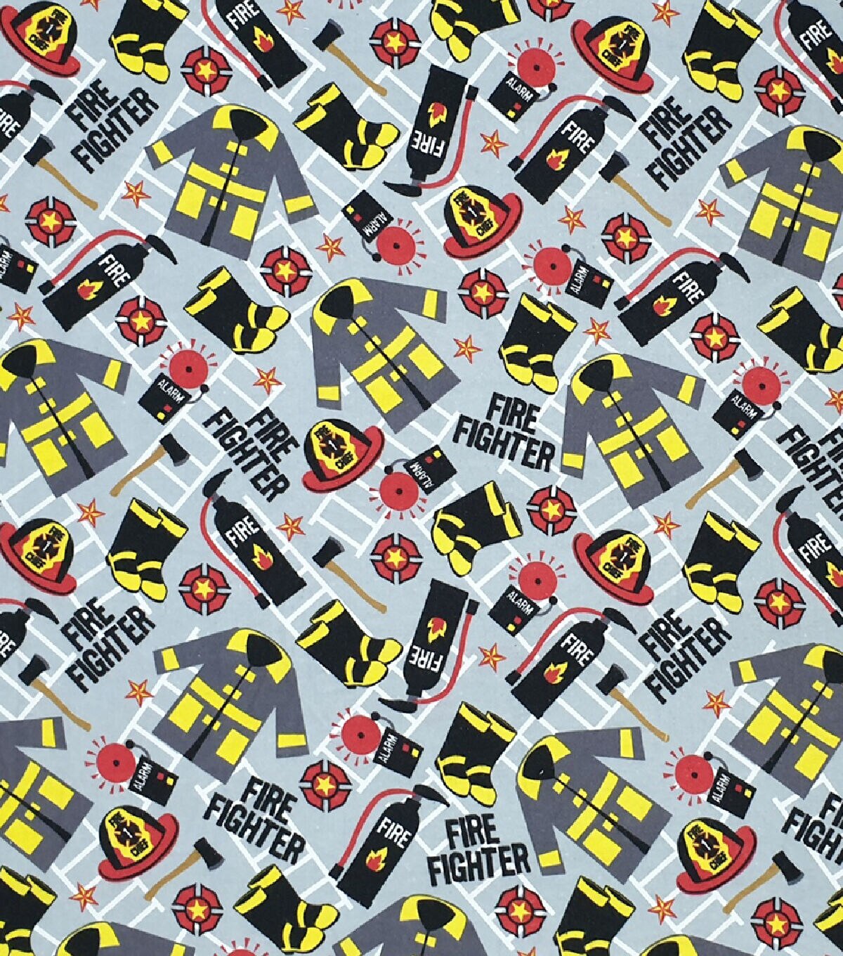 Firefighter Super Snuggle Flannel Fabric