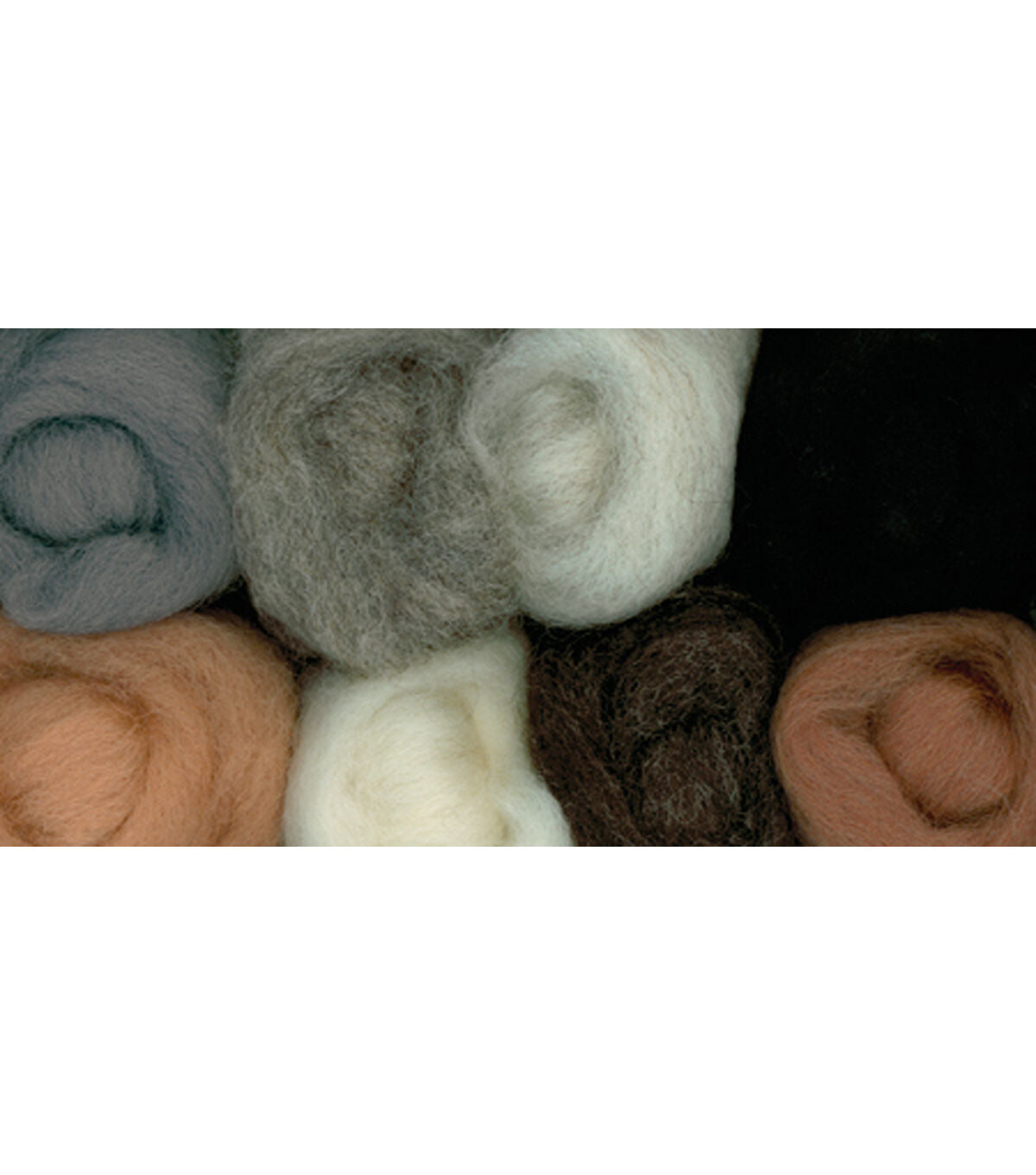 Wistyria Editions 2oz Needle Felting Roving Wool 8ct