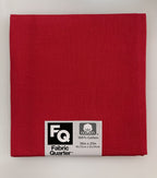Red 1 Piece Cotton Fabric Quarter
