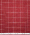 Plaid Red Super Snuggle Flannel Fabric