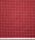 Plaid Red Super Snuggle Flannel Fabric