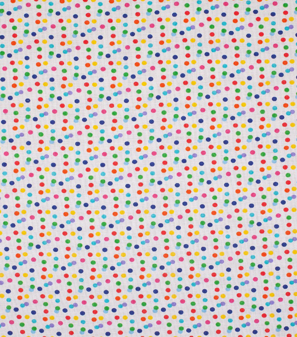 Confetti Dots Multi Celebration Cotton Fabric
