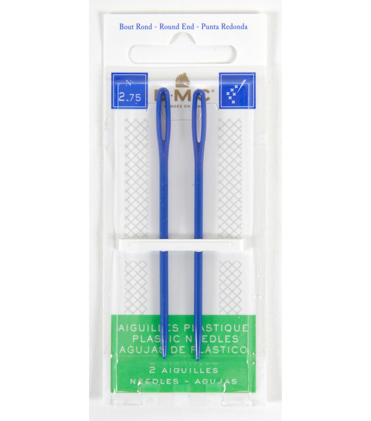 DMC Plastic Hand Needles 2 3/4 2 Pkg