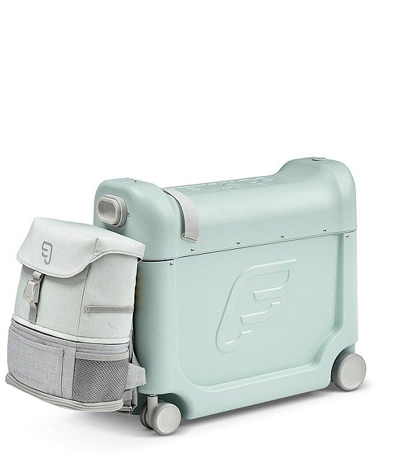 JetKids Travel BedBox Ride-On Suitcase and Crew Backpack Bundle