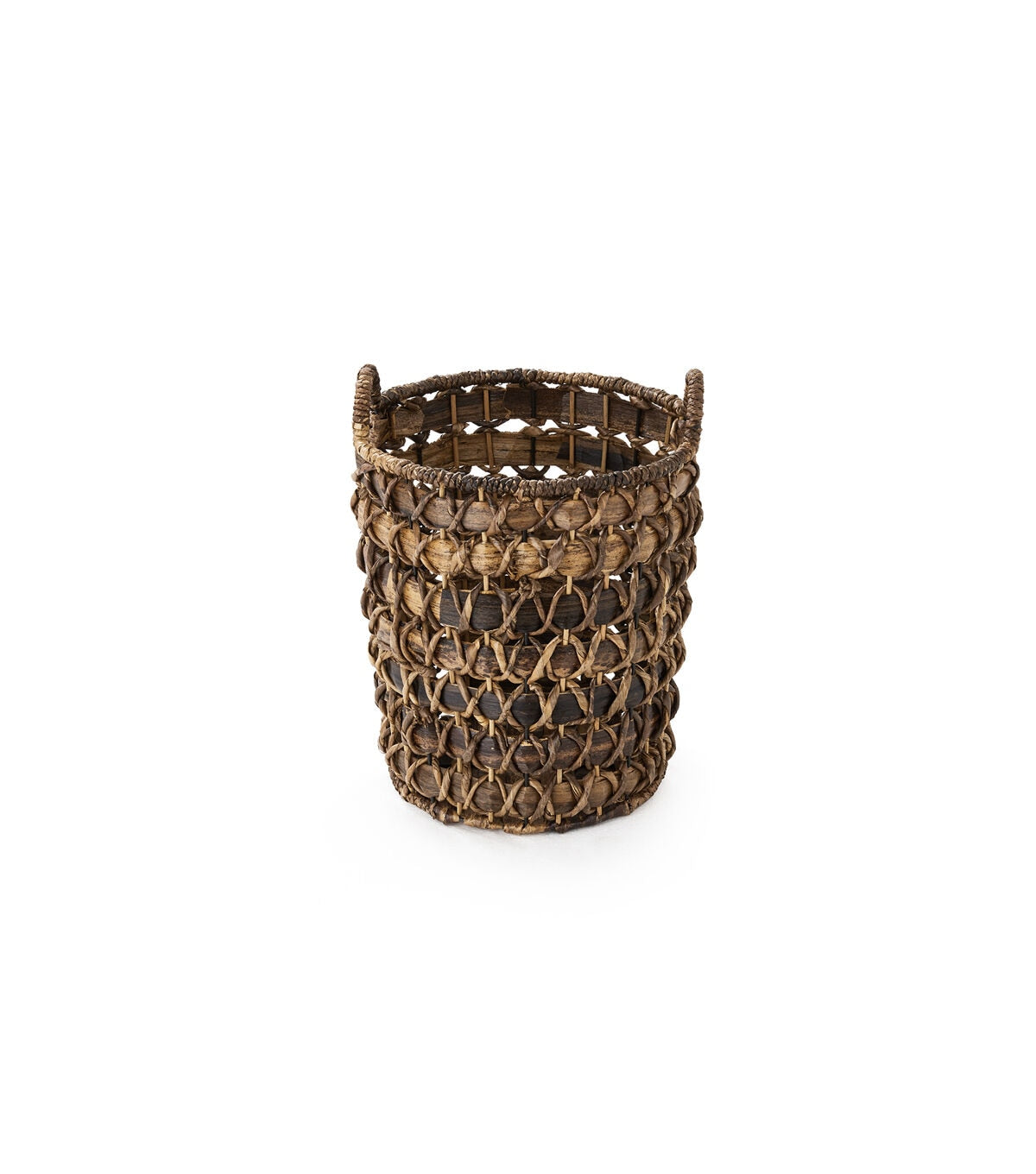 12 Brown Babac Woven Basket by Place & Time