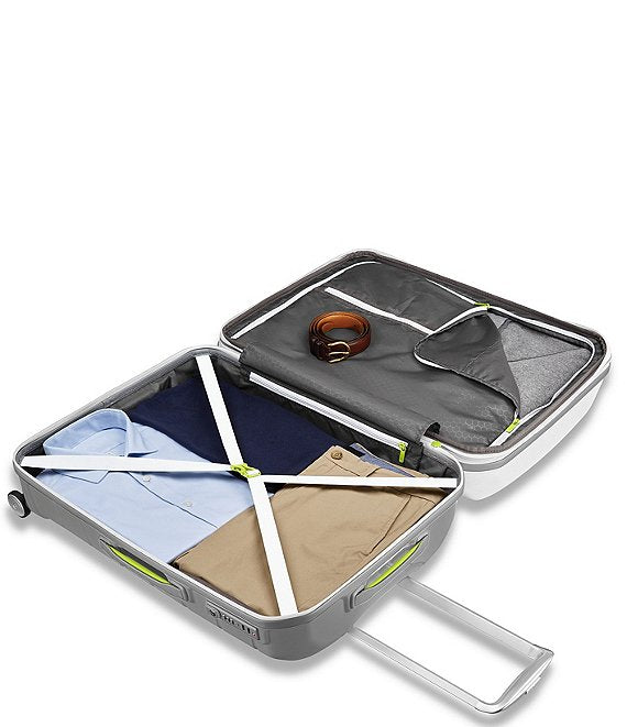 Freeform Hardside Collection Two-Tone Color Carry-On Expandable Spinner Suitcase