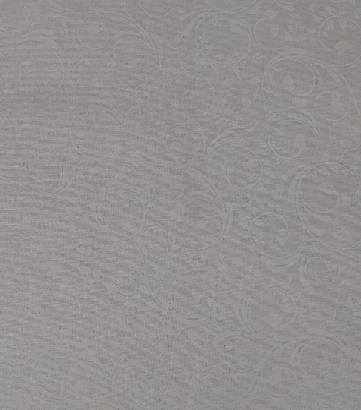 Scroll Vines White Cotton Fabric by Keepsake Calico