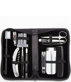 Leather Travel & Grooming Toiletry Kit