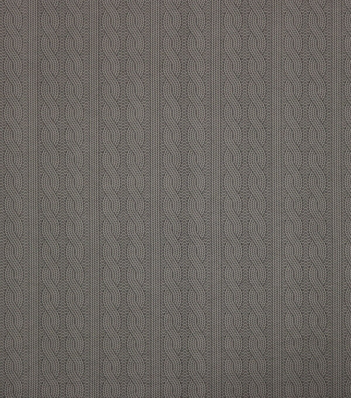 Knit Pattern Gray 108 Wide Flannel Fabric