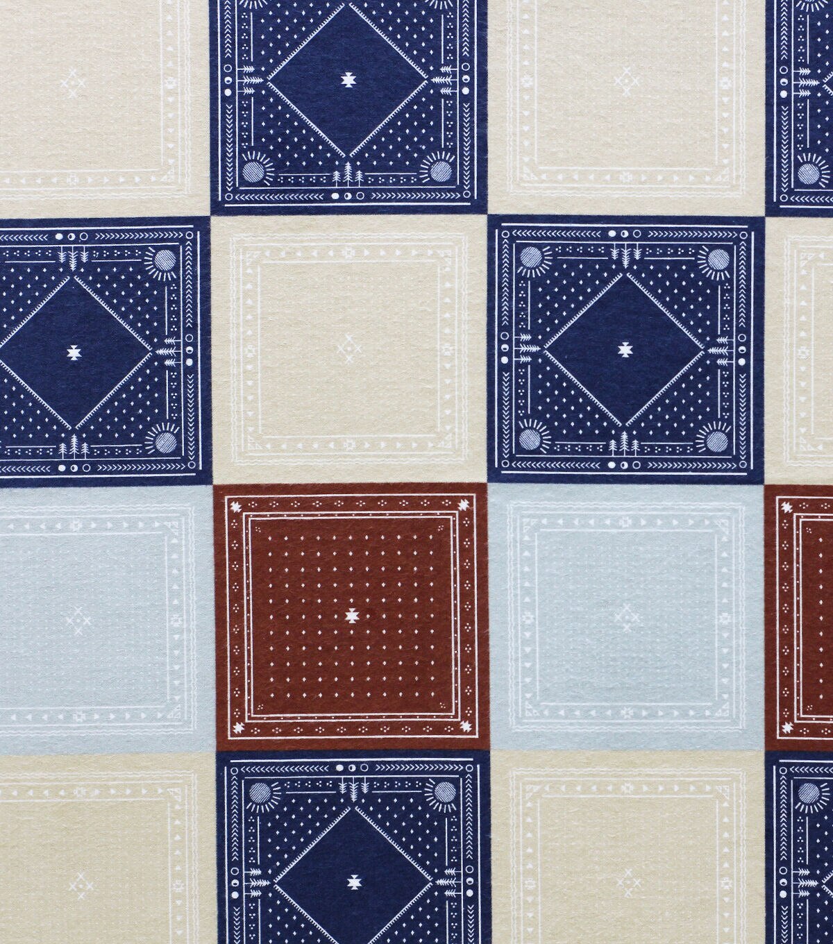 Bandana Patch Super Snuggle Flannel Fabric