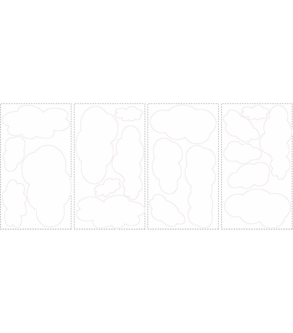 RoomMates Wall Decals Clouds