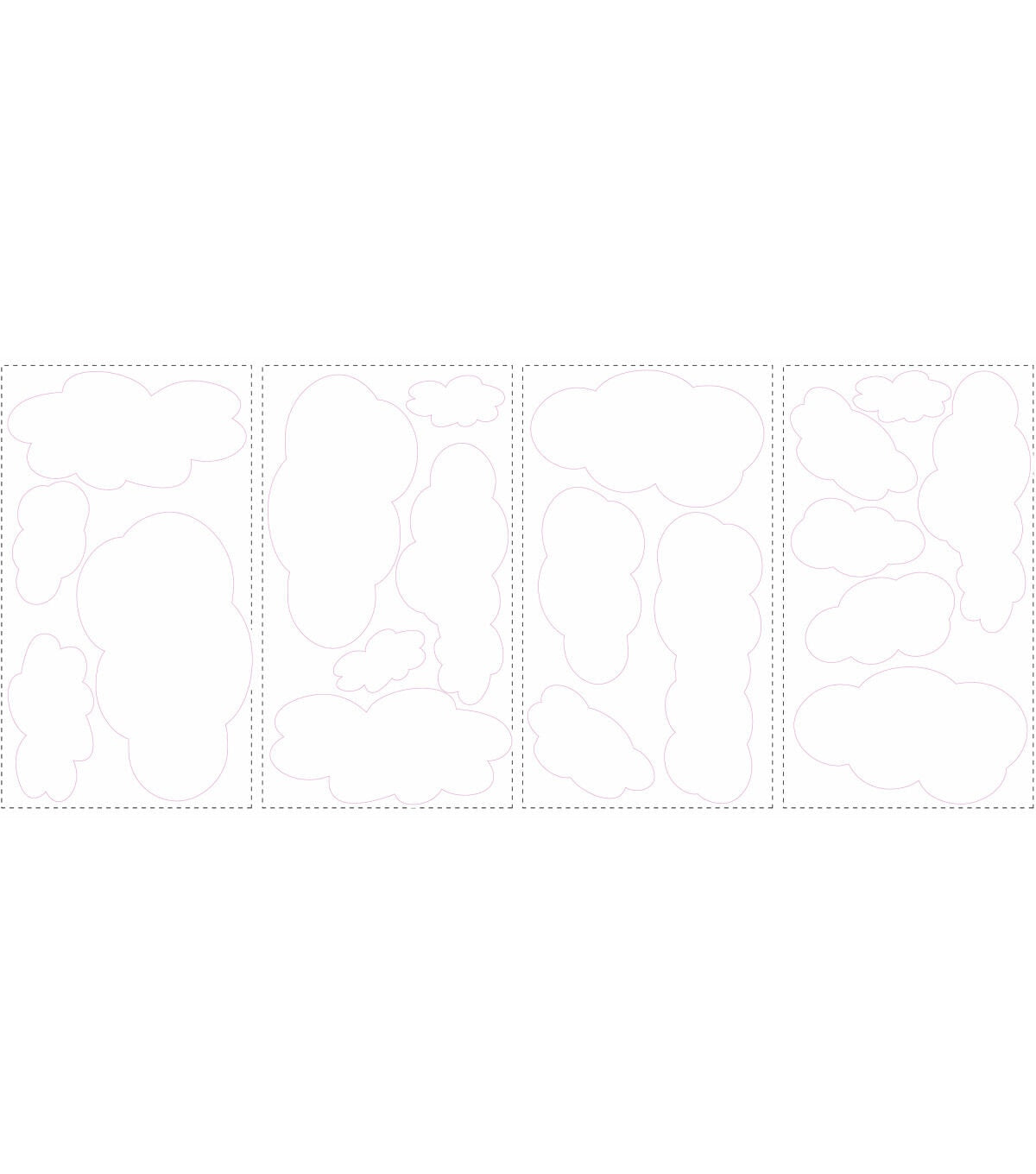 RoomMates Wall Decals Clouds