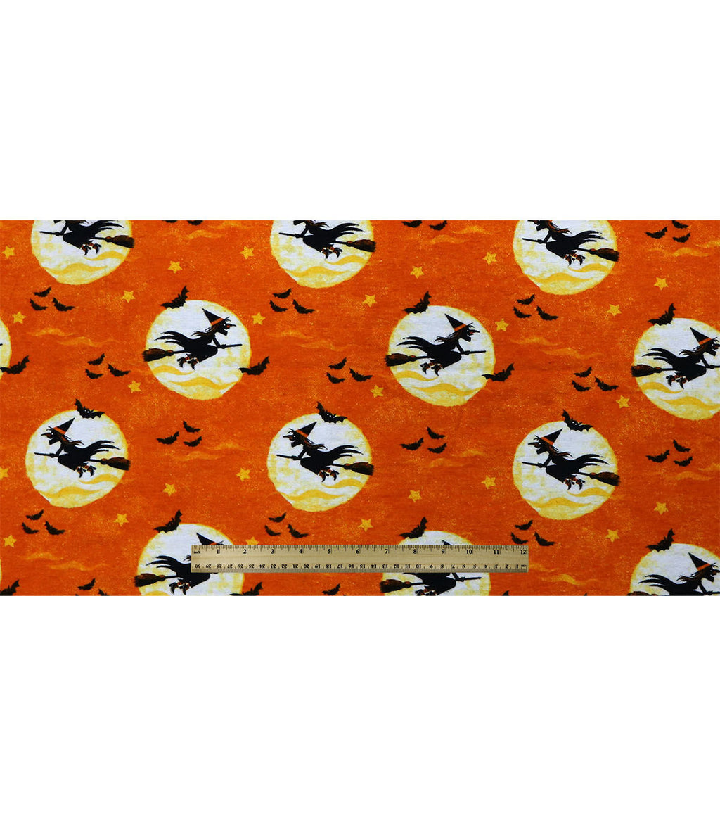 Witches & Moons Super Snuggle Flannel Fabric