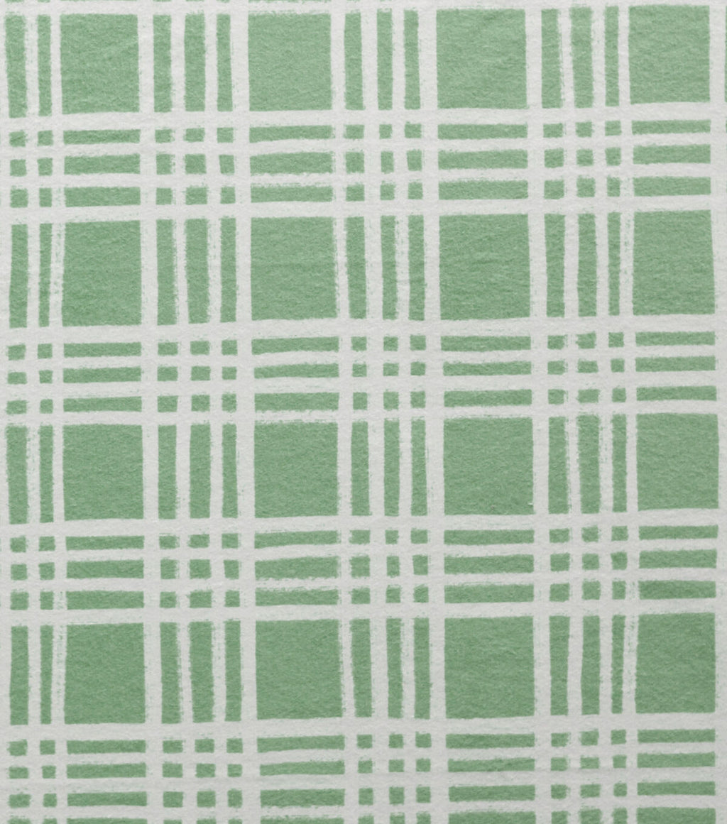 Green Plaid Super Snuggle Flannel Fabric