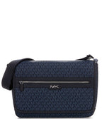 Malone Signature Logo Print Messenger Bag
