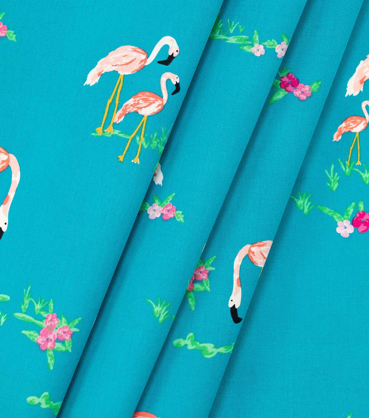 Art Gallery Fabrics Flamingo Field Marina West Palm Cotton Fabric