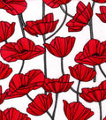Super Snuggle Flannel Fabric Poppies