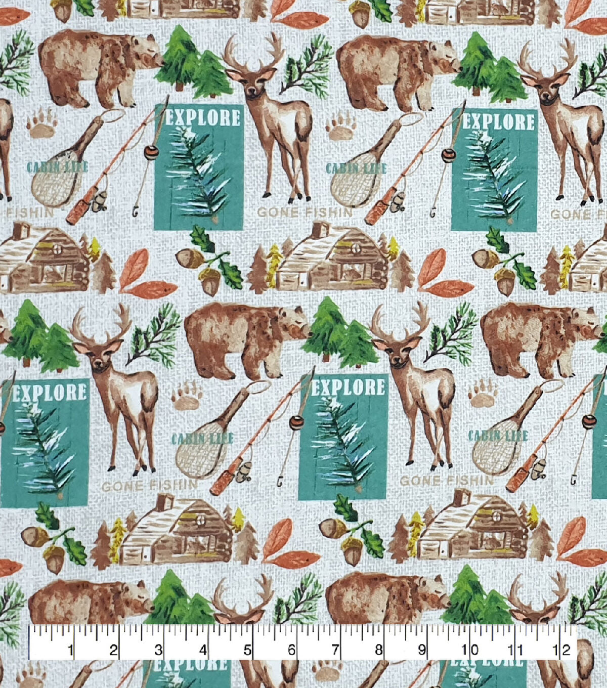 Cabin Life Super Snuggle Flannel Fabric