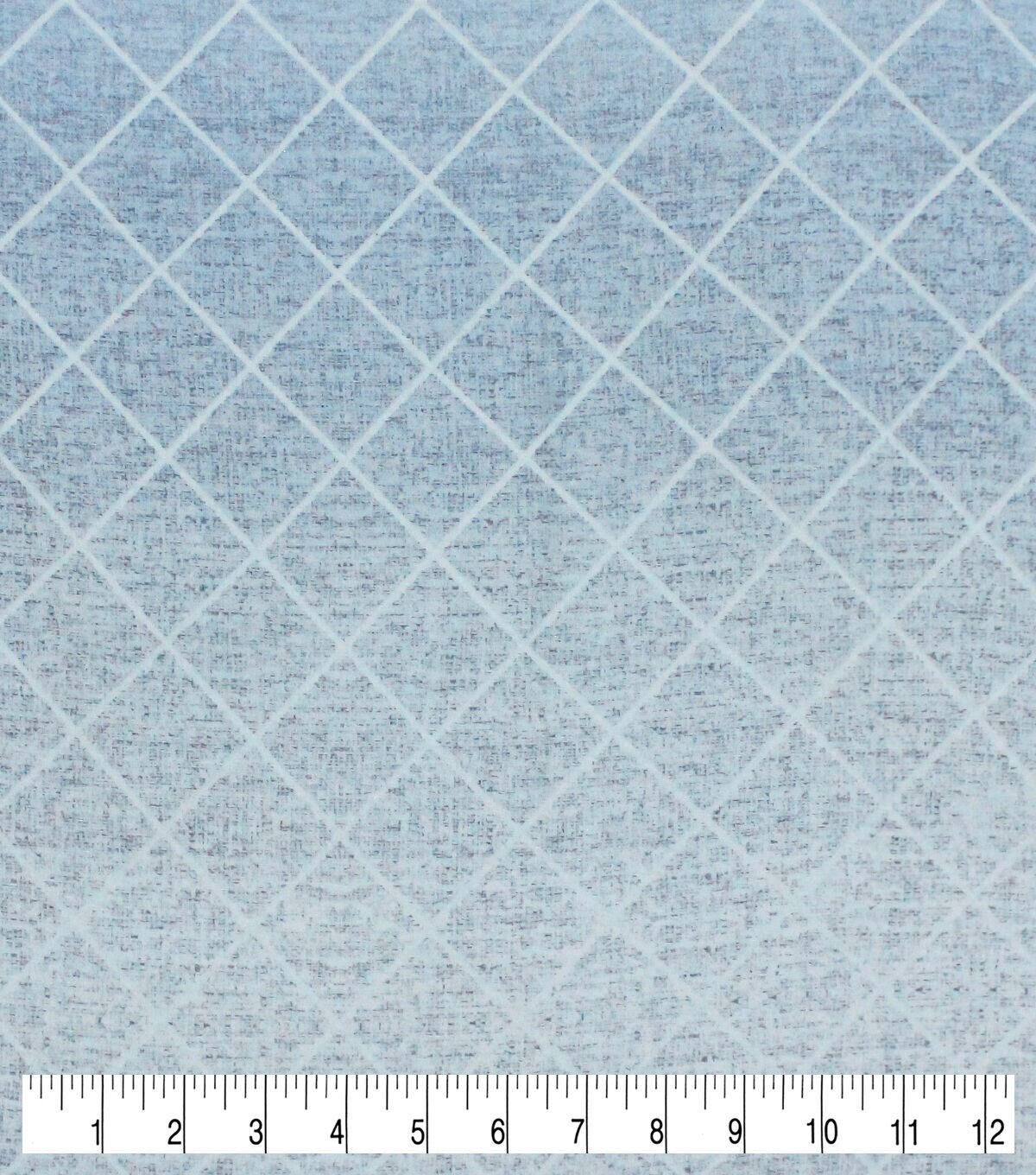 Grid Blue Super Snuggle Flannel Fabric
