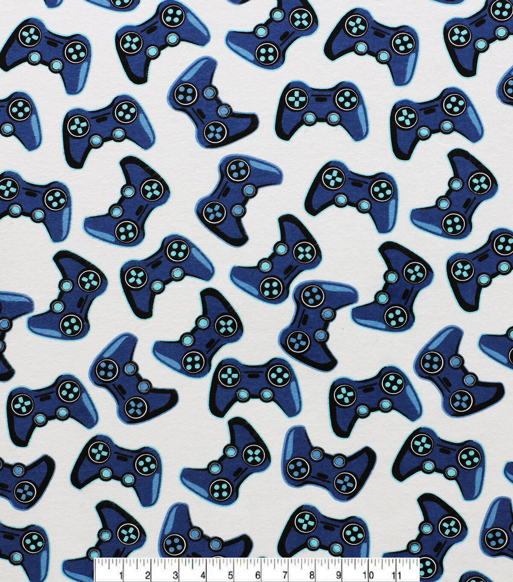 Game Controller Super Snuggle Flannel Fabric