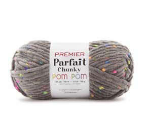 Premier Yarns Parfait Chunky Pom Pom 109yds Worsted Cotton Blend Yarn