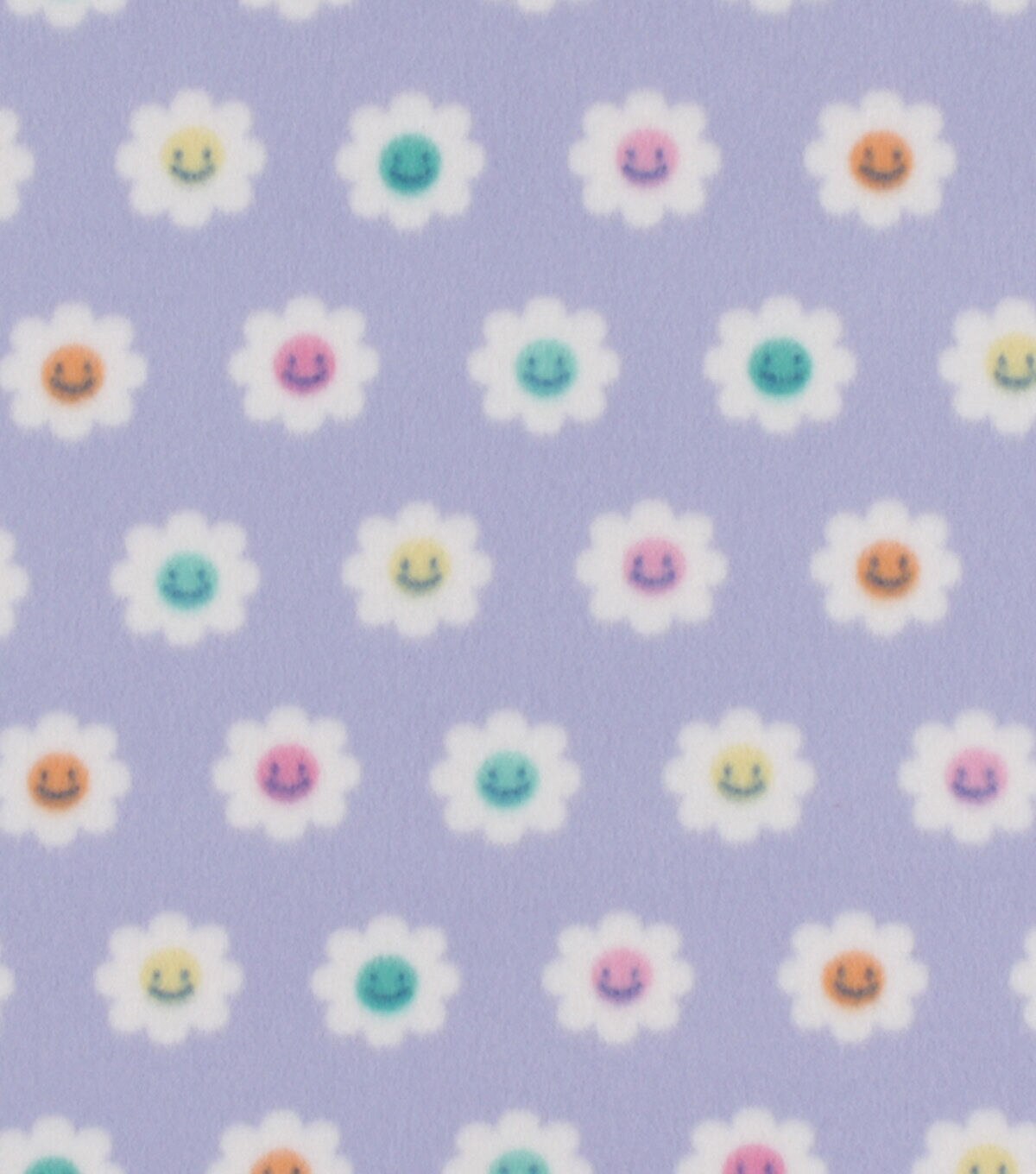 Happy Daisy Blizzard Prints Fleece Fabric