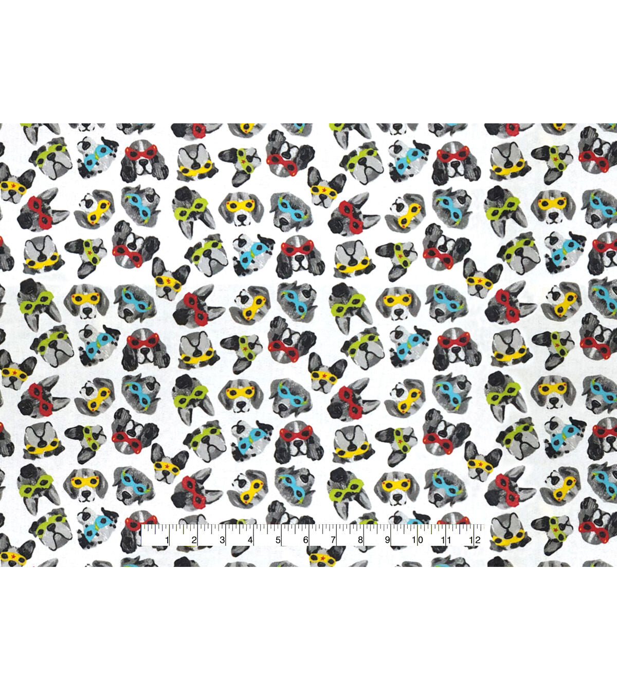 Super Hero Dogs Super Snuggle Flannel Fabric
