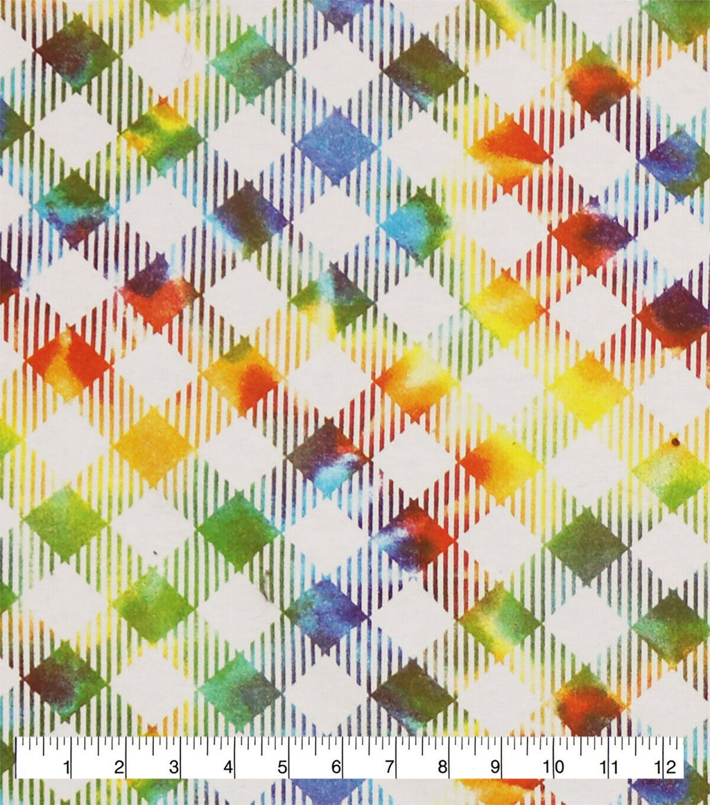 Super Snuggle Pride Plaid Flannel Fabric