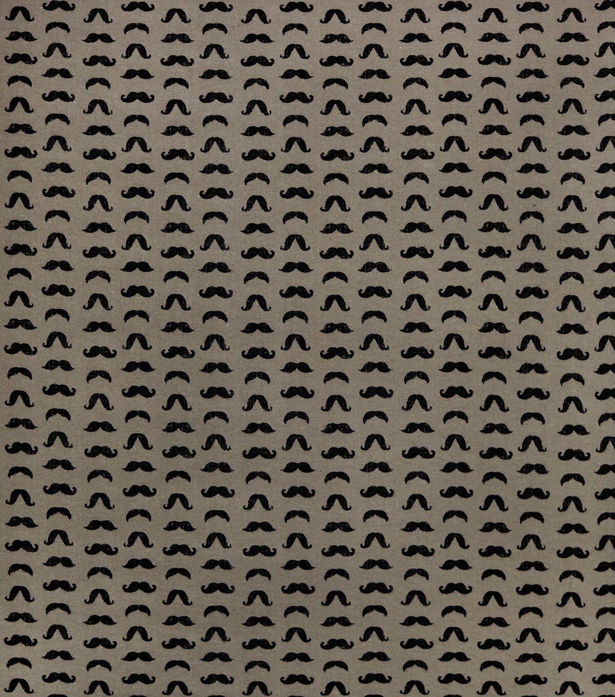 Moustaches Super Snuggle Flannel Fabric