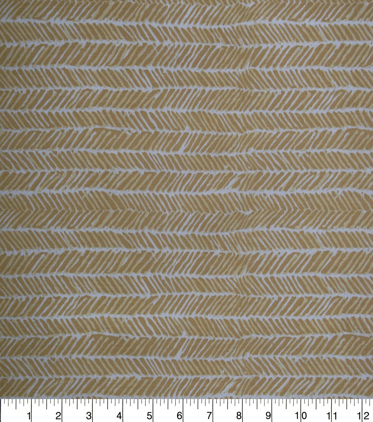 Linear Brush Strokes on Sand Quilt Cotton Fabric by Quilter's Showcase