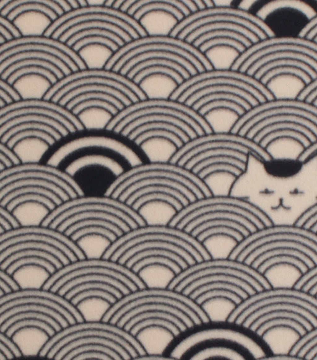 Hiding Cat Blizzard Fleece Fabric