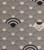 Hiding Cat Blizzard Fleece Fabric