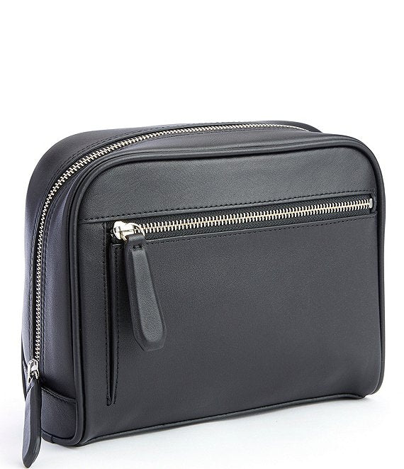 Leather Contemporary Toiletry Bag