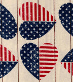 American Hearts Super Snuggle Flannel Fabric