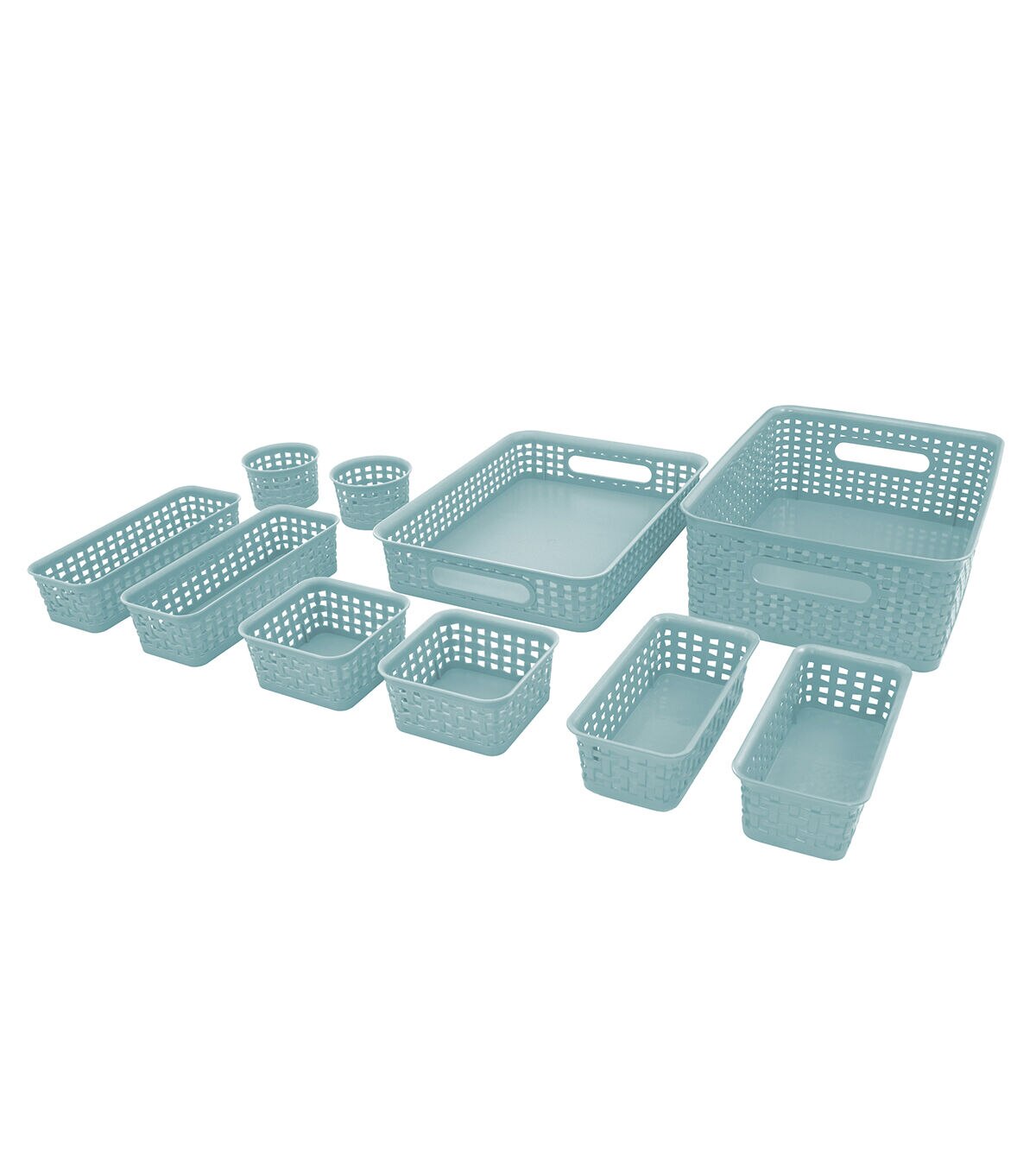 10ct Plastic Weave Bins by Hudson 43