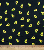 Tossed Avocado Super Snuggle Flannel Fabric