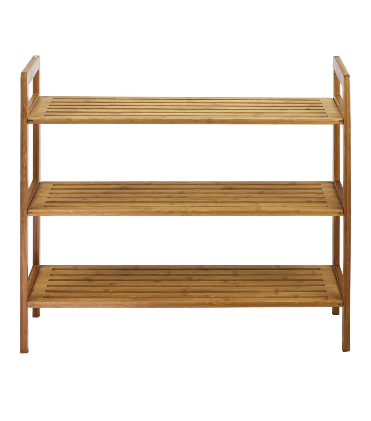 Oceanstar 27 Natural 3 Tier Bamboo Shoe Rack