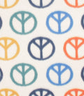 Earth Peace Blizzard Prints Fleece Fabric