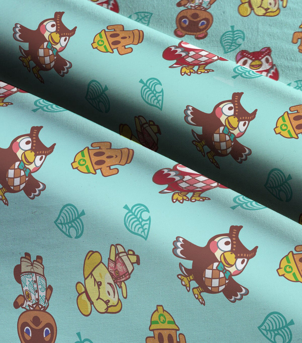 Animal Crossing Welcome To Cotton Fabric
